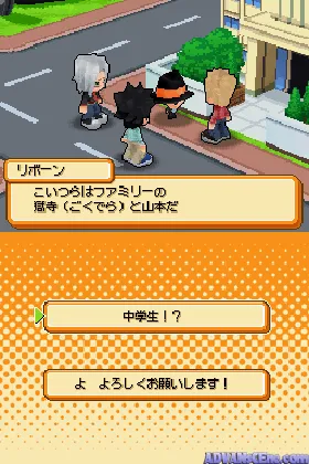 Katekyoo Hitman Reborn! DS - Ore ga Boss! - Saikyou Family Taisen (Japan) (NDSi Enhanced) screen shot game playing